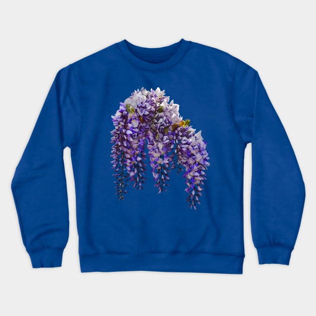 Bunch of Wisteria Crewneck Sweatshirt by SusanSavad